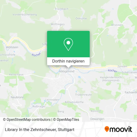 Library In the Zehntscheuer Karte