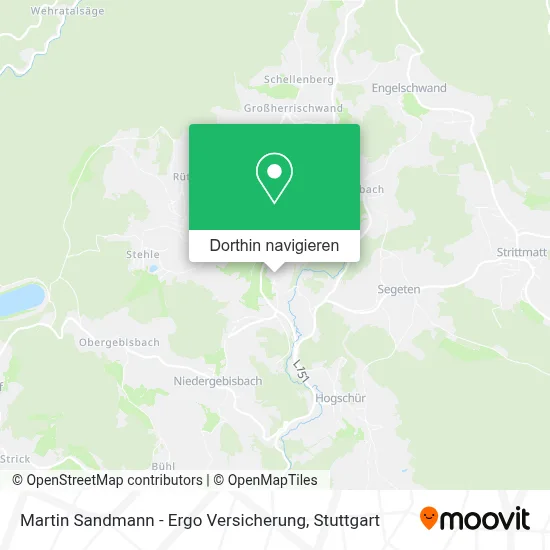 Martin Sandmann - Ergo Versicherung Karte
