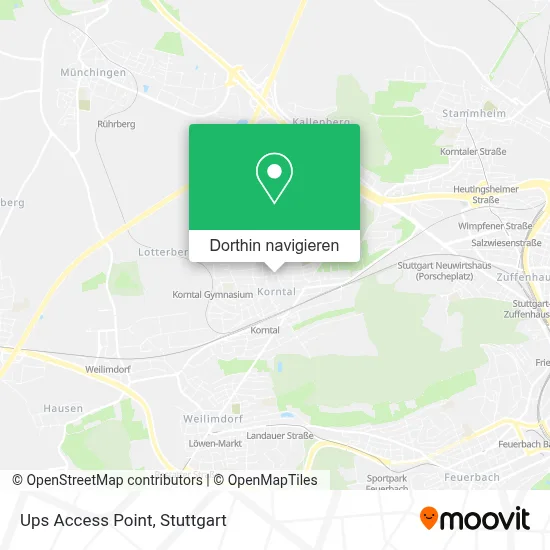 Ups Access Point Karte