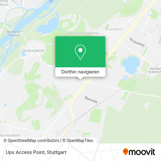 Ups Access Point Karte