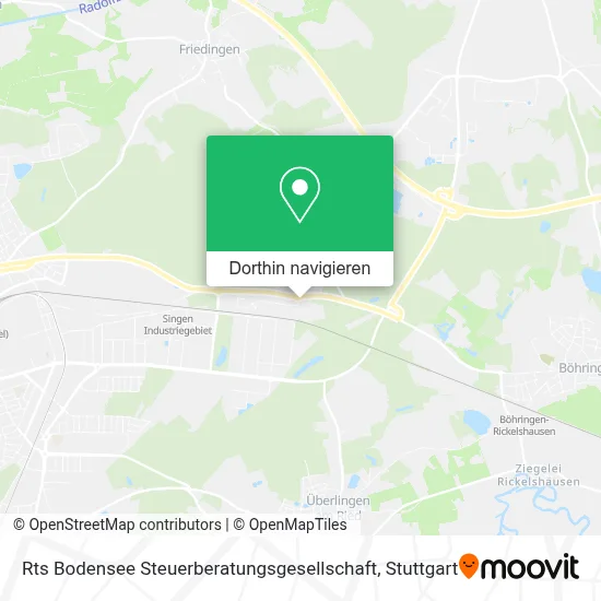 Rts Bodensee Steuerberatungsgesellschaft Karte