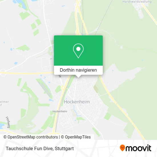 Tauchschule Fun Dive Karte
