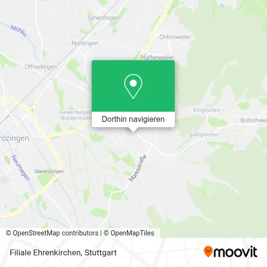 Filiale Ehrenkirchen Karte