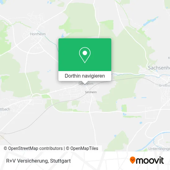 R+V Versicherung Karte