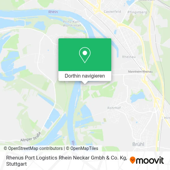 Rhenus Port Logistics Rhein Neckar Gmbh & Co. Kg Karte