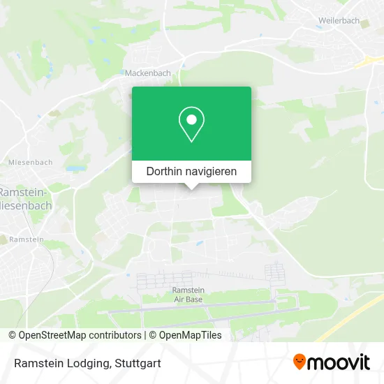 Ramstein Lodging Karte