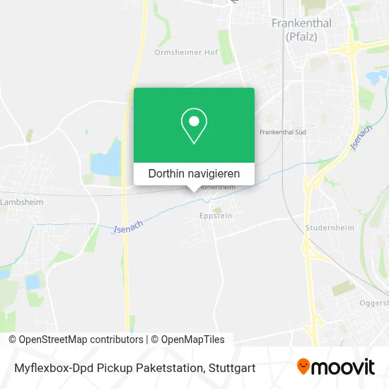 Myflexbox-Dpd Pickup Paketstation Karte