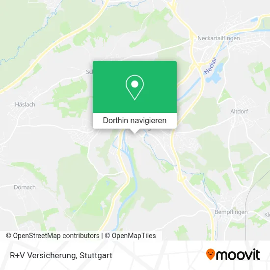 R+V Versicherung Karte