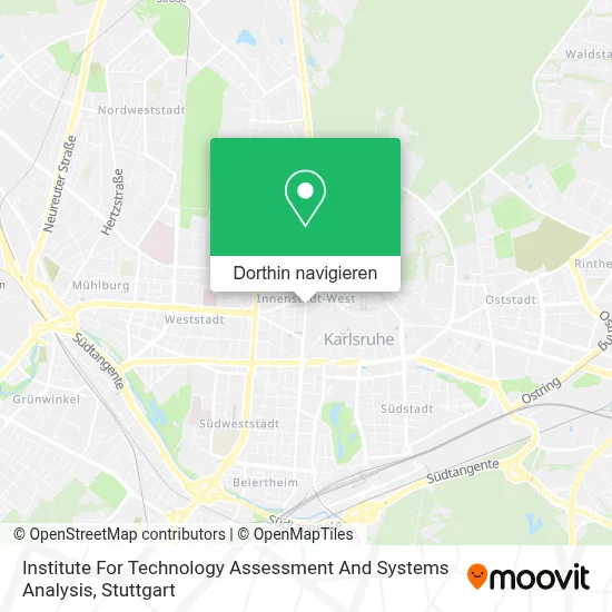 Institute For Technology Assessment And Systems Analysis Karte