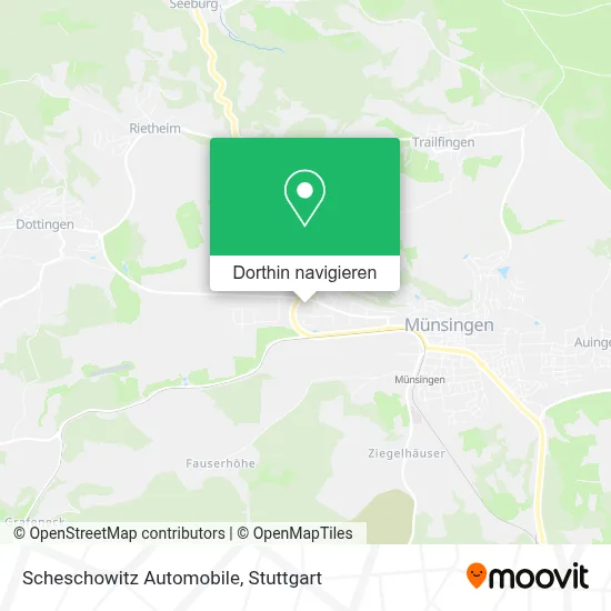 Scheschowitz Automobile Karte