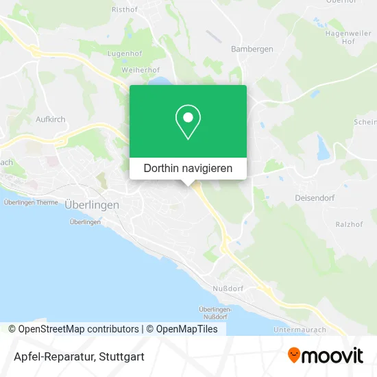 Apfel-Reparatur Karte