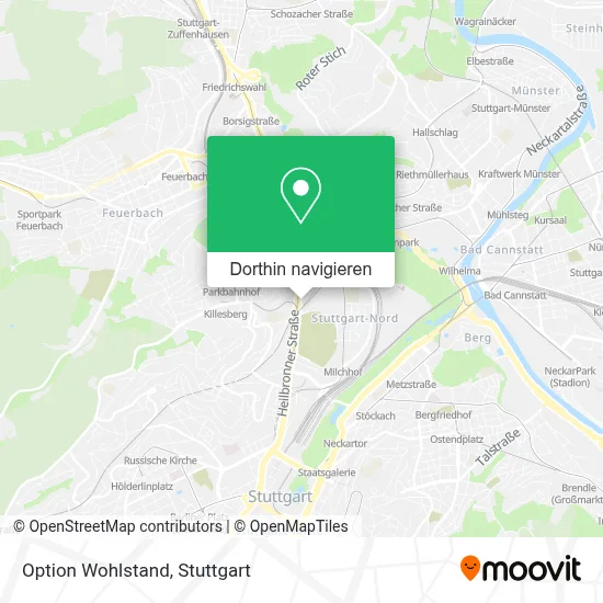 Option Wohlstand Karte