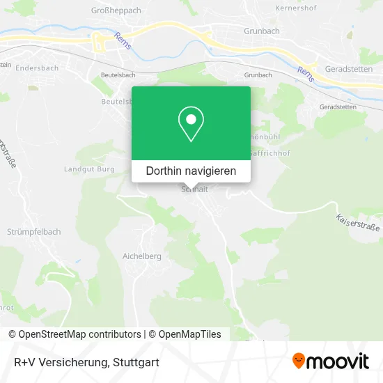 R+V Versicherung Karte