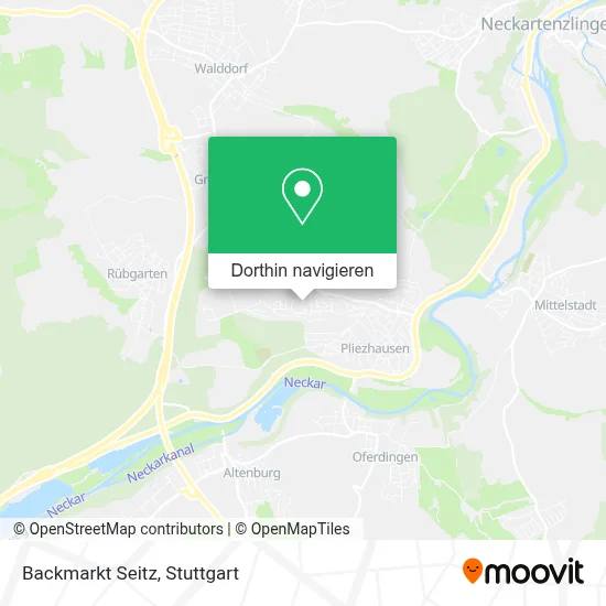 Backmarkt Seitz Karte