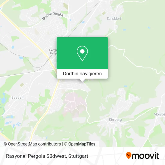 Rasyonel Pergola Südwest Karte