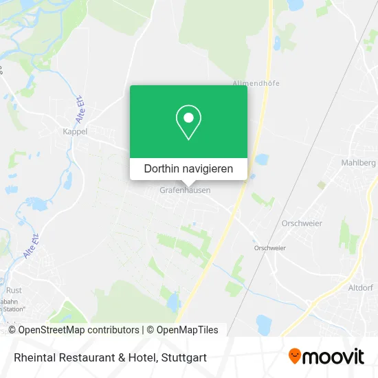 Rheintal Restaurant & Hotel Karte
