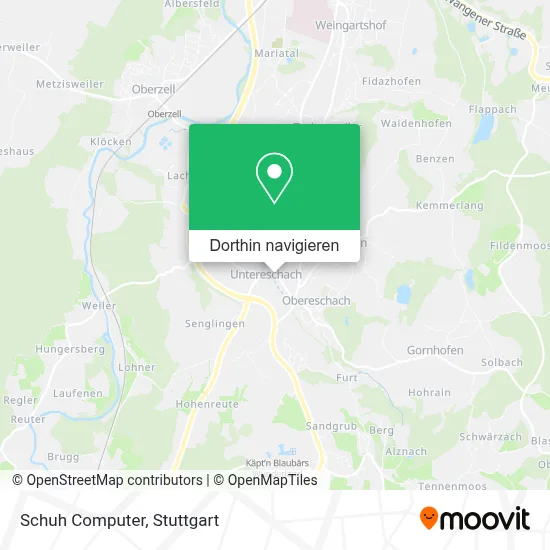 Schuh Computer Karte