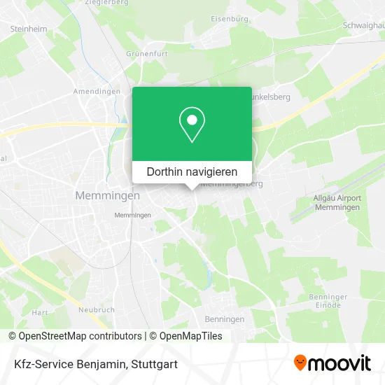 Kfz-Service Benjamin Karte