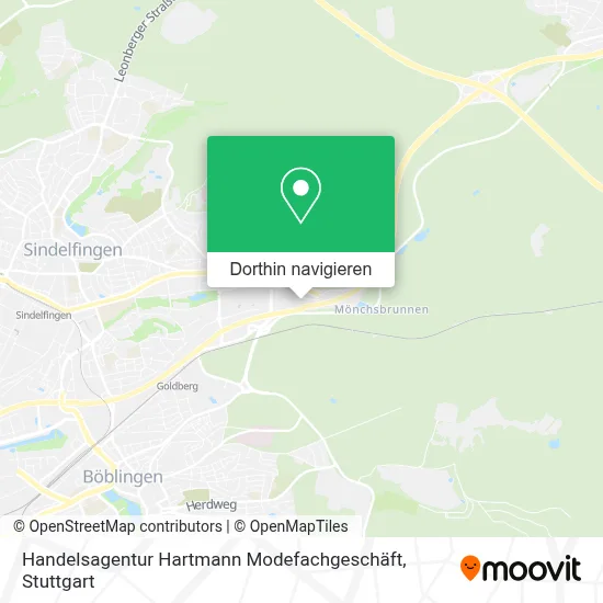 Handelsagentur Hartmann Modefachgeschäft Karte