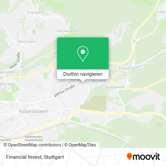 Financial Invest Karte
