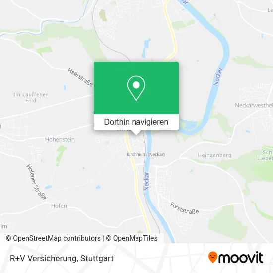 R+V Versicherung Karte