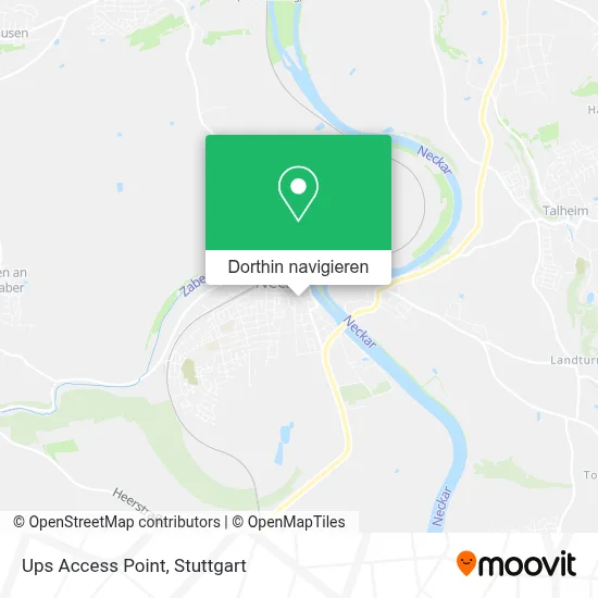 Ups Access Point Karte
