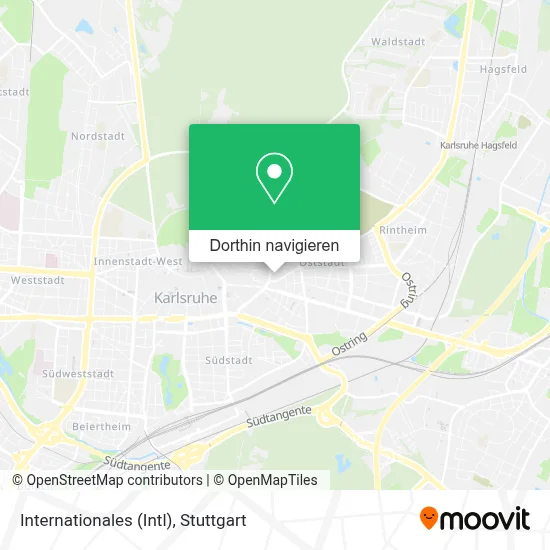 Internationales (Intl) Karte