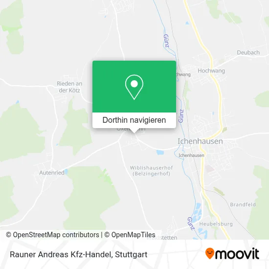 Rauner Andreas Kfz-Handel Karte