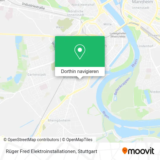 Rüger Fred Elektroinstallationen Karte