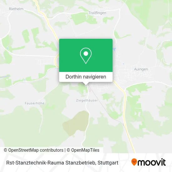 Rst-Stanztechnik-Rauma Stanzbetrieb Karte