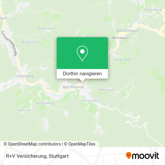 R+V Versicherung Karte