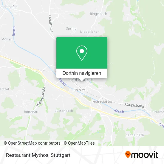 Restaurant Mythos Karte