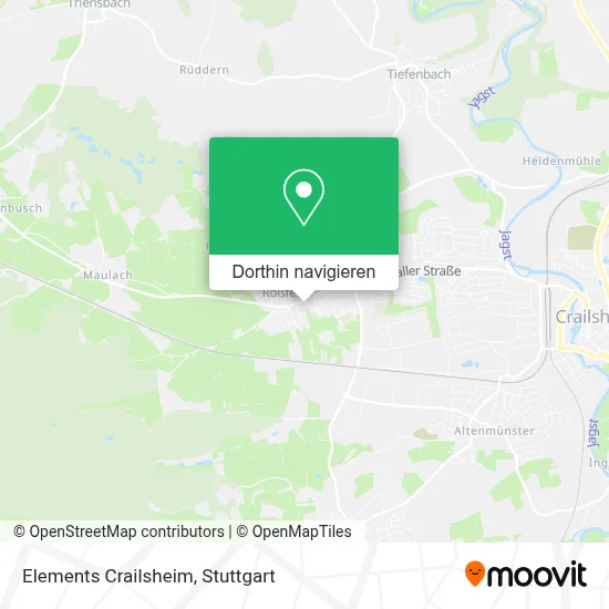 Elements Crailsheim Karte