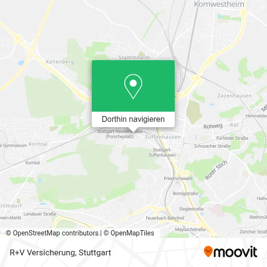 R+V Versicherung Karte