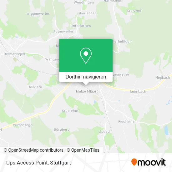Ups Access Point Karte