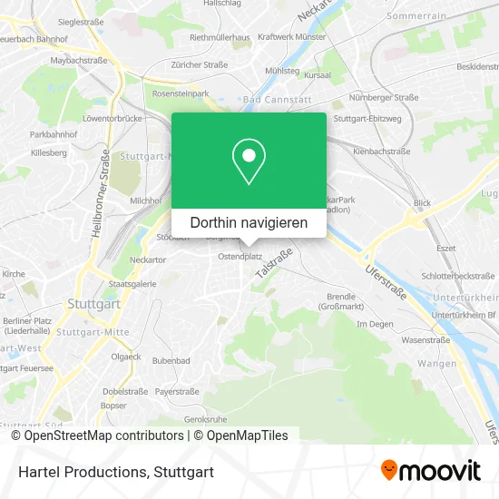 Hartel Productions Karte