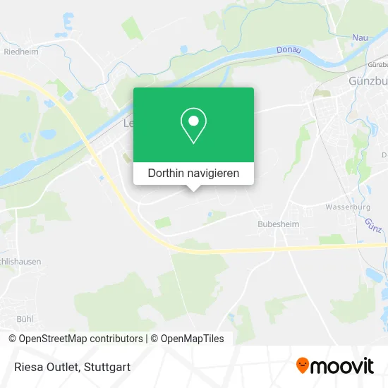 Riesa Outlet Karte