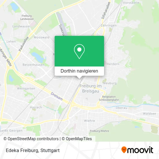Edeka Freiburg Karte