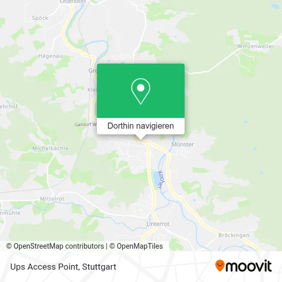 Ups Access Point Karte