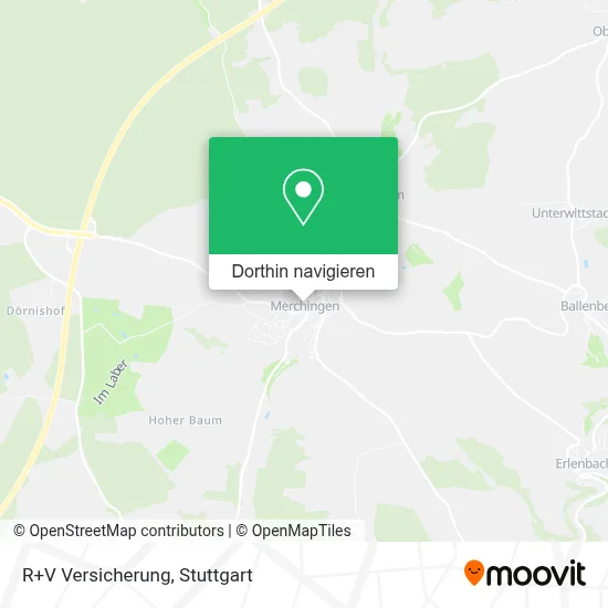 R+V Versicherung Karte