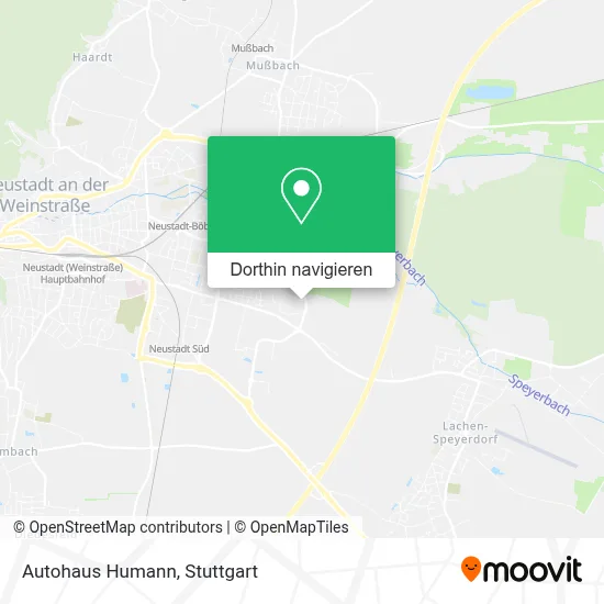 Autohaus Humann Karte