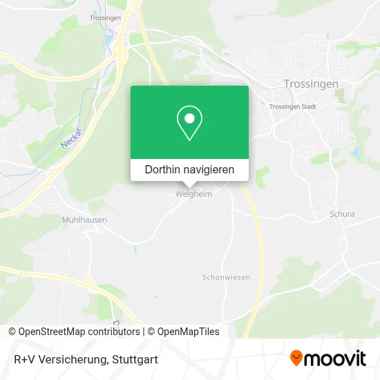 R+V Versicherung Karte