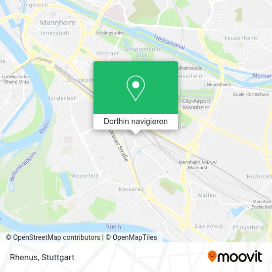 Rhenus Karte