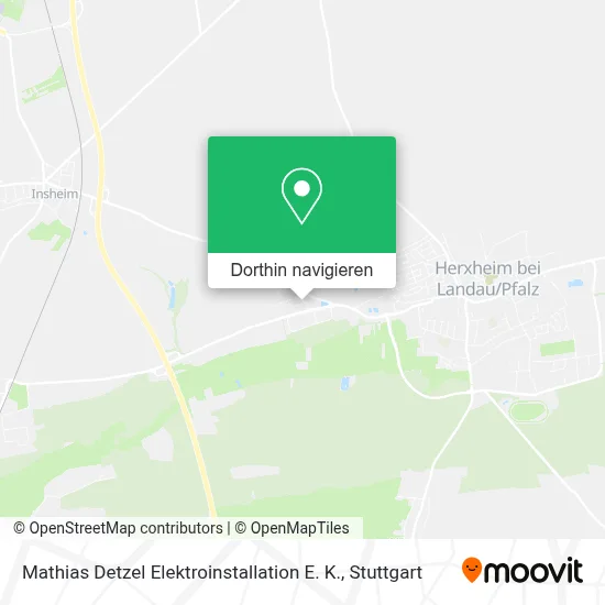 Mathias Detzel Elektroinstallation E. K. Karte