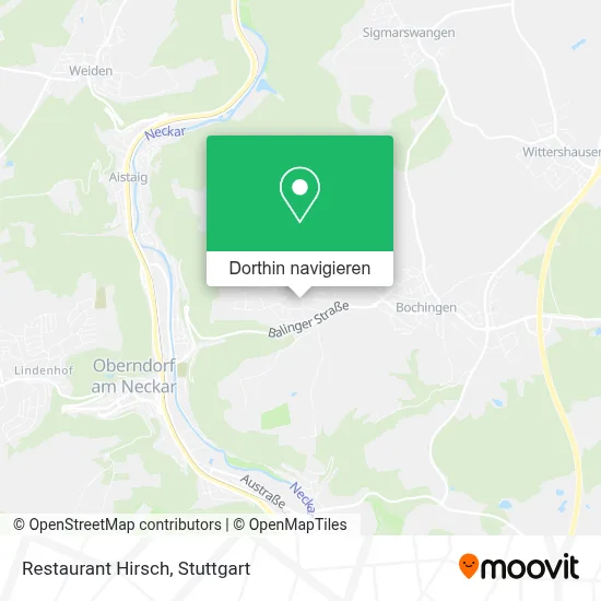 Restaurant Hirsch Karte