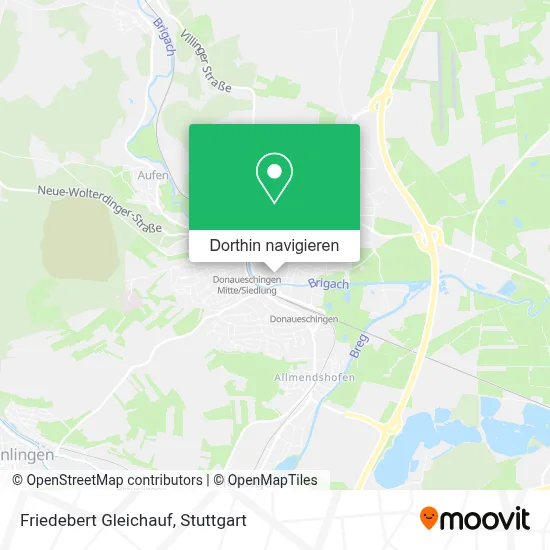 Friedebert Gleichauf Karte