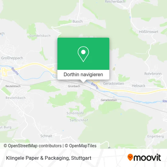 Klingele Paper & Packaging Karte