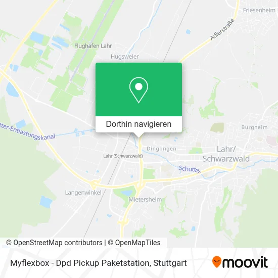 Myflexbox - Dpd Pickup Paketstation Karte