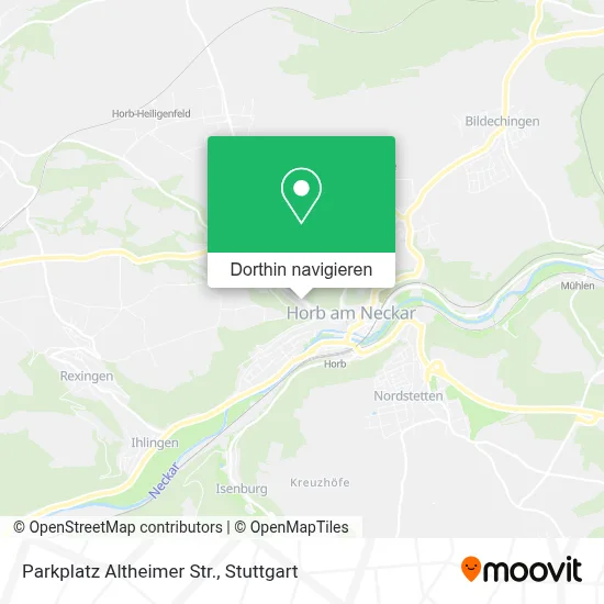 Parkplatz Altheimer Str. Karte