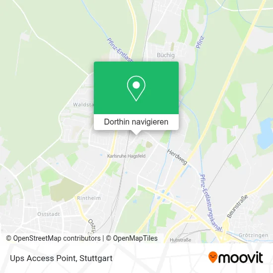 Ups Access Point Karte